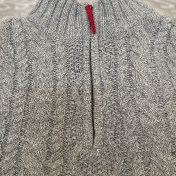 • BRAND NEW • Mini Boden • Kids' Cable Half Zip Wool Blend Sweater • 7-8Y - Picture 12 of 15